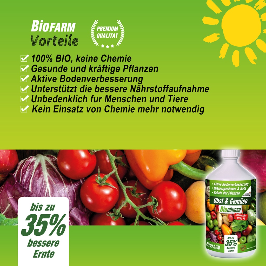 BioFarm Obst & Gemüse Konzentrat
