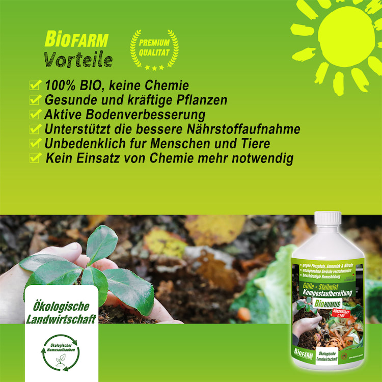 BioFarm Gülle und Mist Konzentrat