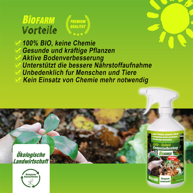 BioFarm Gülle und Mist Konzentrat