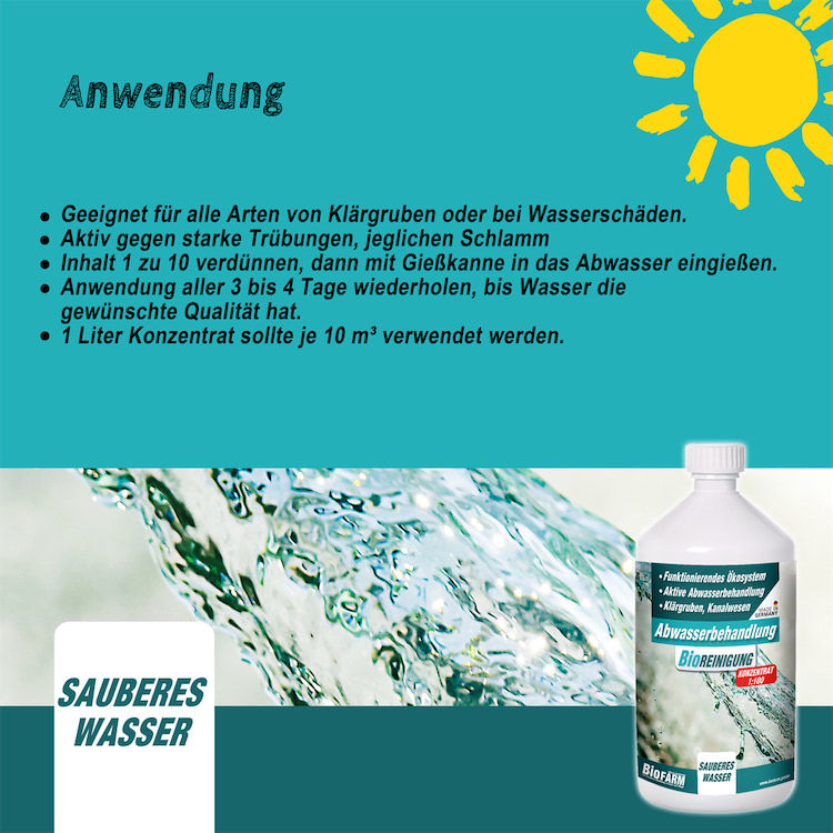 BioFarm Abwasserbehandlung Konzentrat