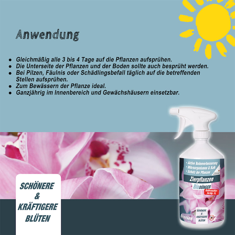 BioFarm Zierpflanzen gebrauchsfertig