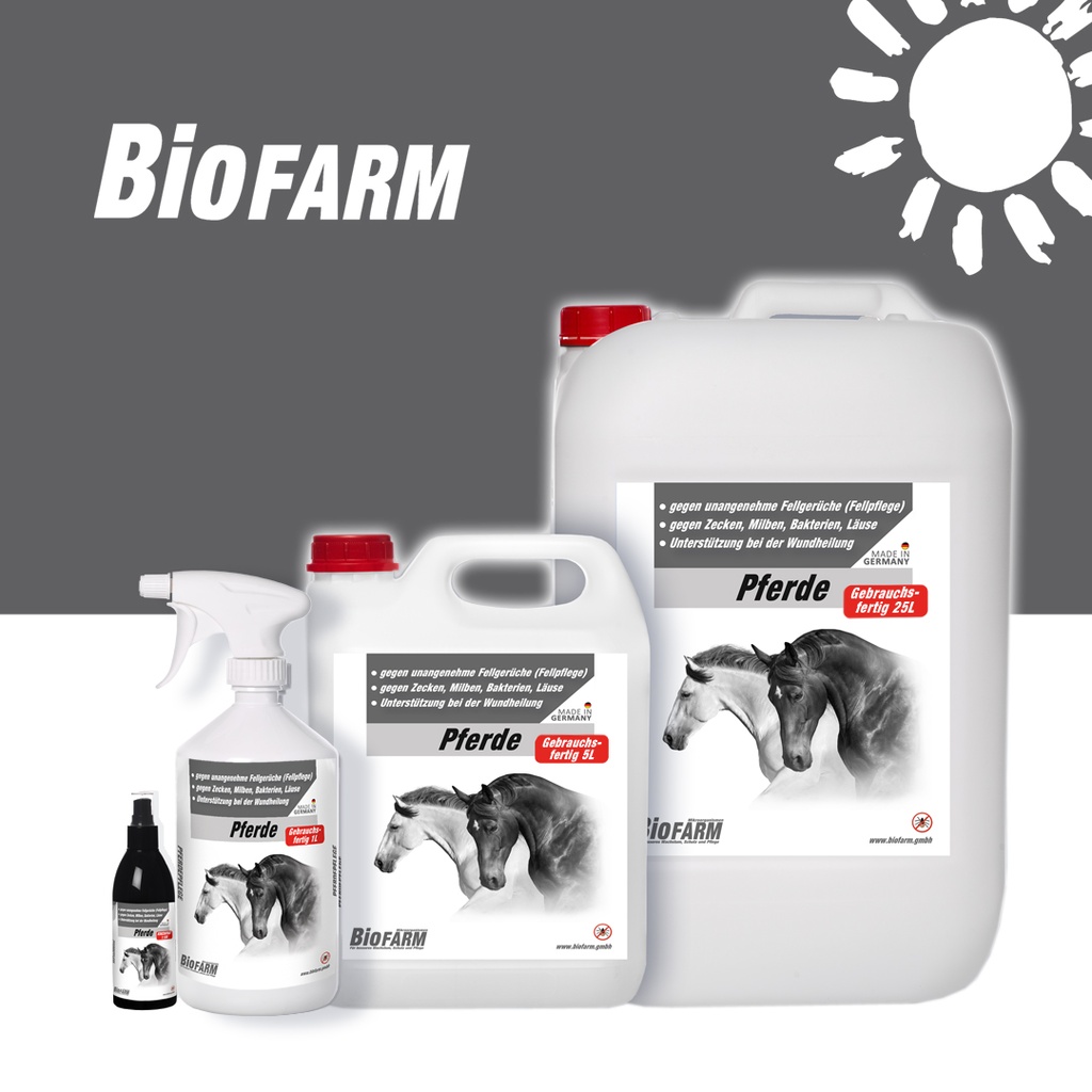 BioFarm Pferde gebrauchsfertig